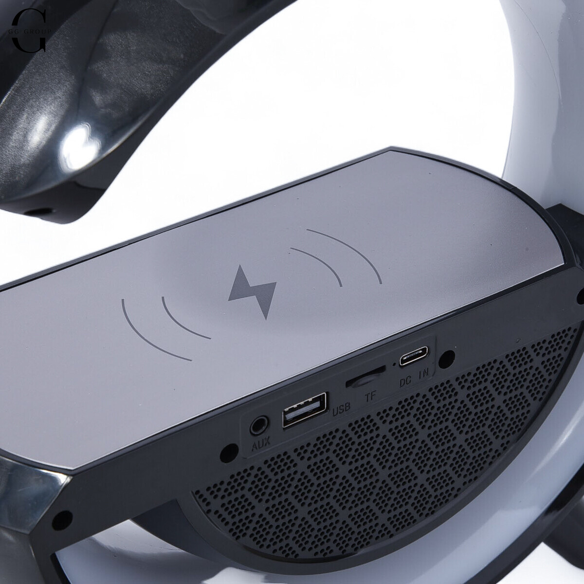 Ночник Smart Light Sound Machine с беспроводной зарядкой и Bluetooth колонкой 